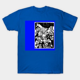 the exia gundam in sketch mechanics T-Shirt